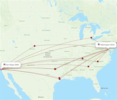 cheap flights from dc area to san diego